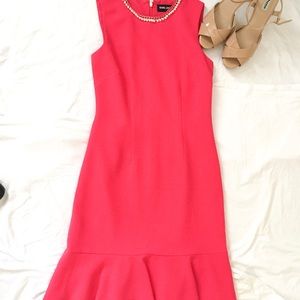 Karl Lagerfeld Paris Hot Pink Cocktail Dress.